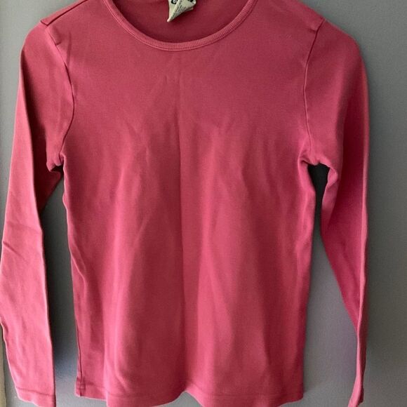 2/$19 Long Sleeve Tees in Solid Pink and Stripes size XSP - Picture 7 of 8
